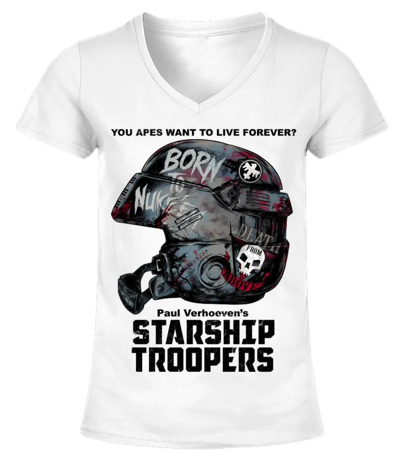 016 Starship Troopers 1997 WT Camiseta cuello pico Mujer