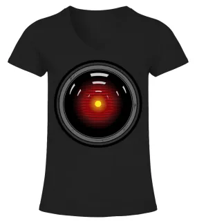 017. 2001 A Space Odyssey BK  Camiseta cuello pico Mujer