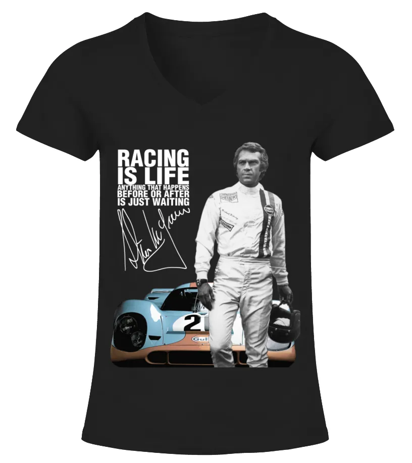 24 Hours of Le Mans BK (4) Camiseta cuello pico Mujer