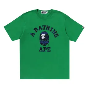 A BATHING APE GRAFFITI COLLEGE TEE