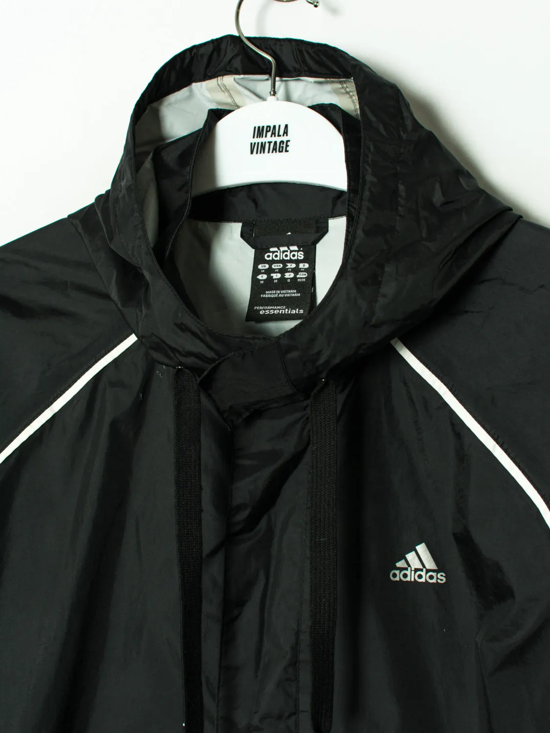 Adidas Black Performance Essentials Light Jacket