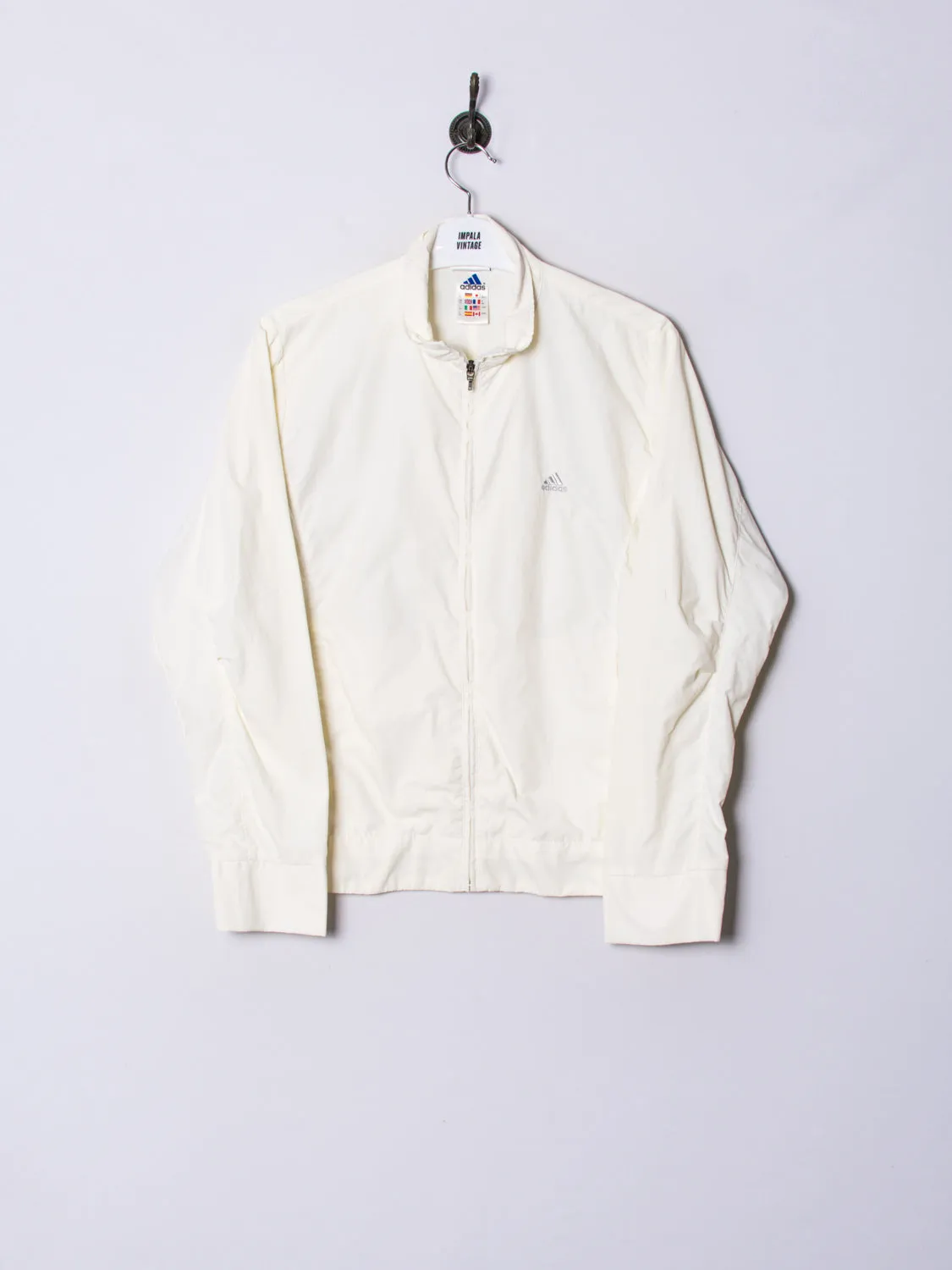 Adidas White Shell Jacket