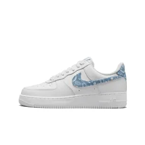 Air Force 1 Low '07 Essential White Worn Blue Paisley