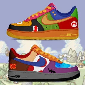 Air Force 1 Nios - Mario Bros Collage