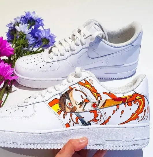 Air Force 1 x  Rengoku y Tanjiro