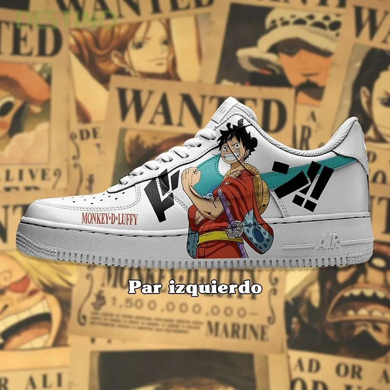 Air Force 1 x Zoro y Luffy swoosh