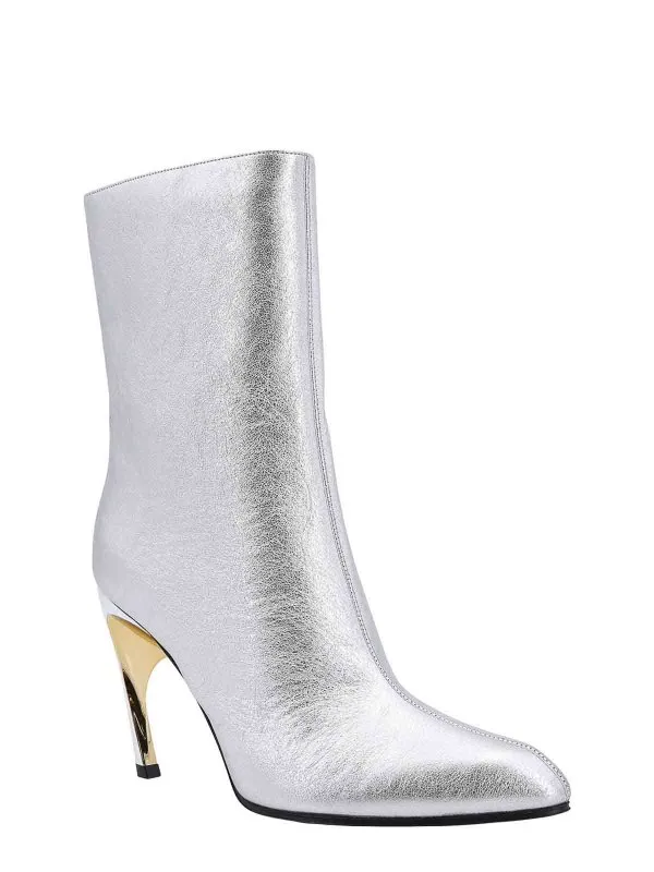 Alexander Mcqueen Botines - Plata