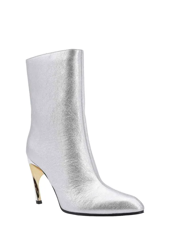 Alexander Mcqueen Botines - Plata