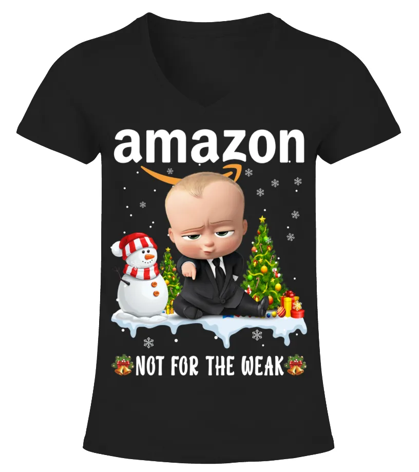 Amazon christmas Not For The Weak Camiseta cuello pico Mujer