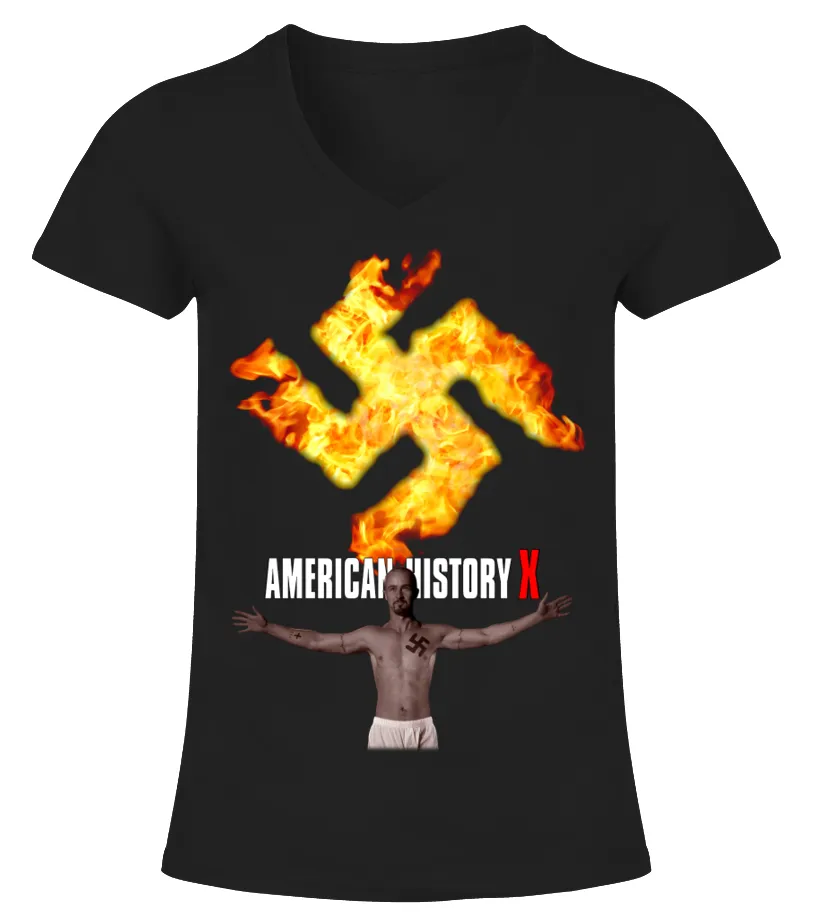 American History X (1998 ) BK 007 Camiseta cuello pico Mujer