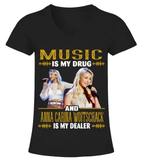 ANNA-CARINA WOITSCHACK IS MY DEALER Camiseta cuello pico Mujer