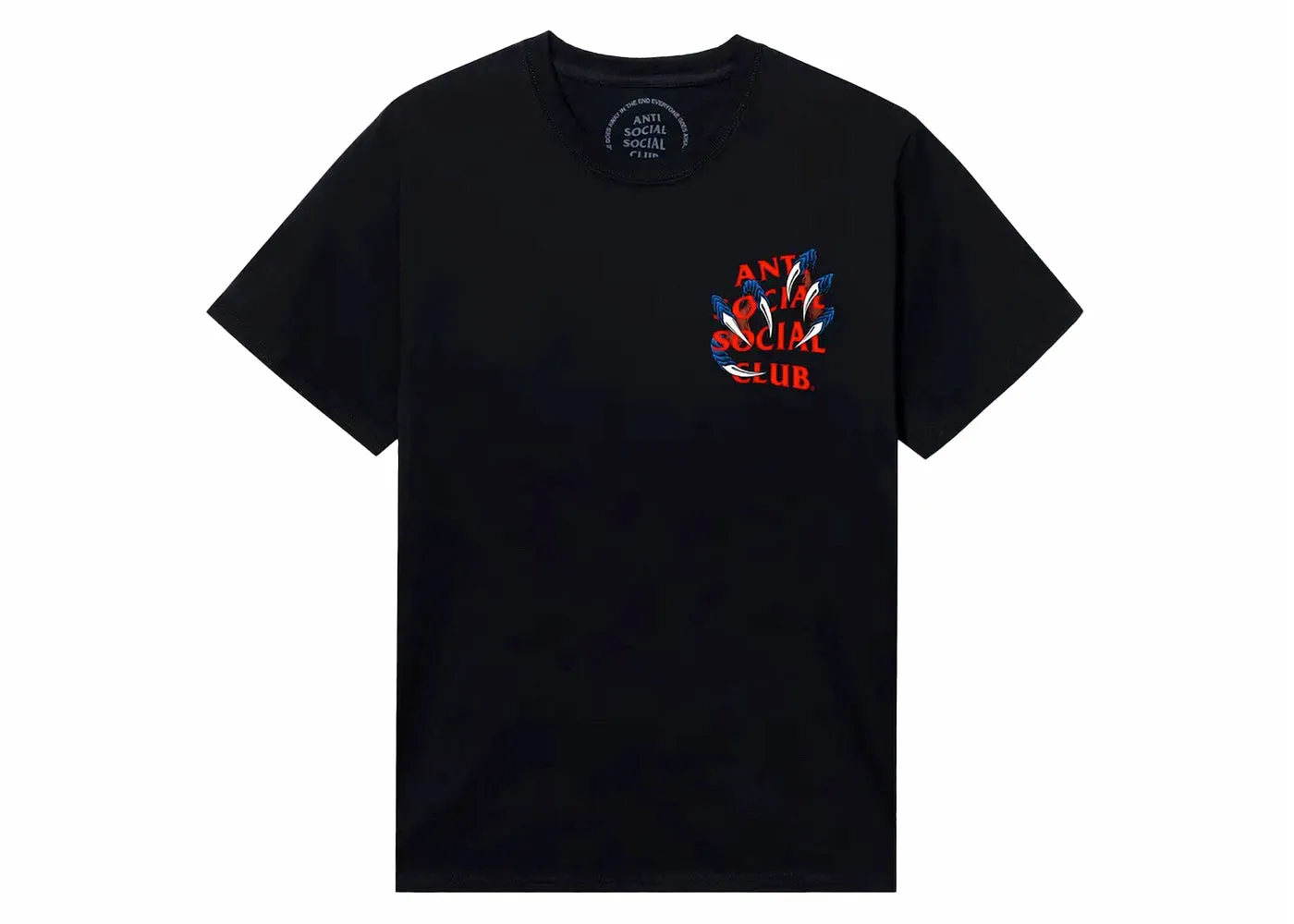 Anti Social Social Club Double Dragon Tee Black