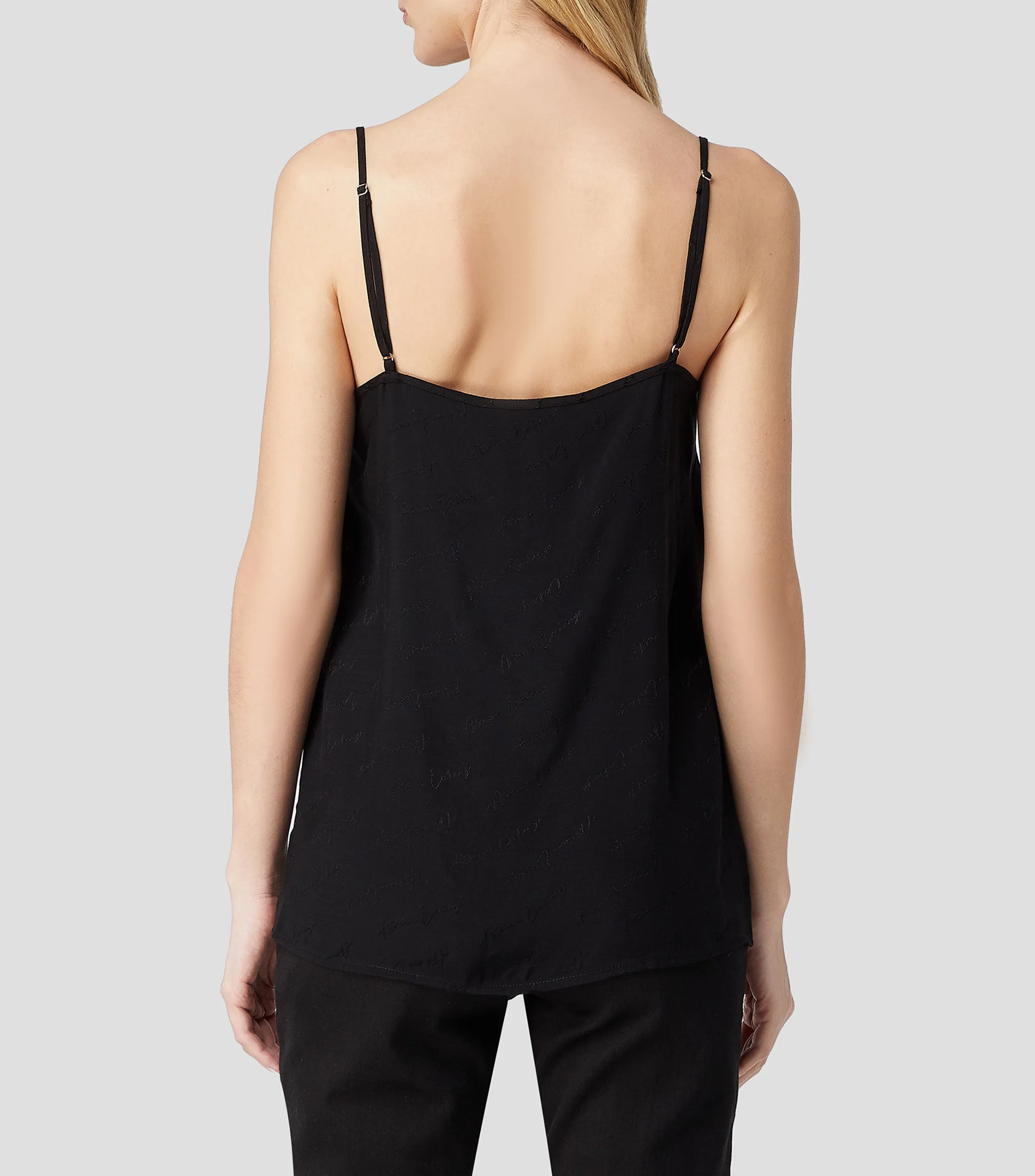 Armani Exchange Playera cuello en V Mujer