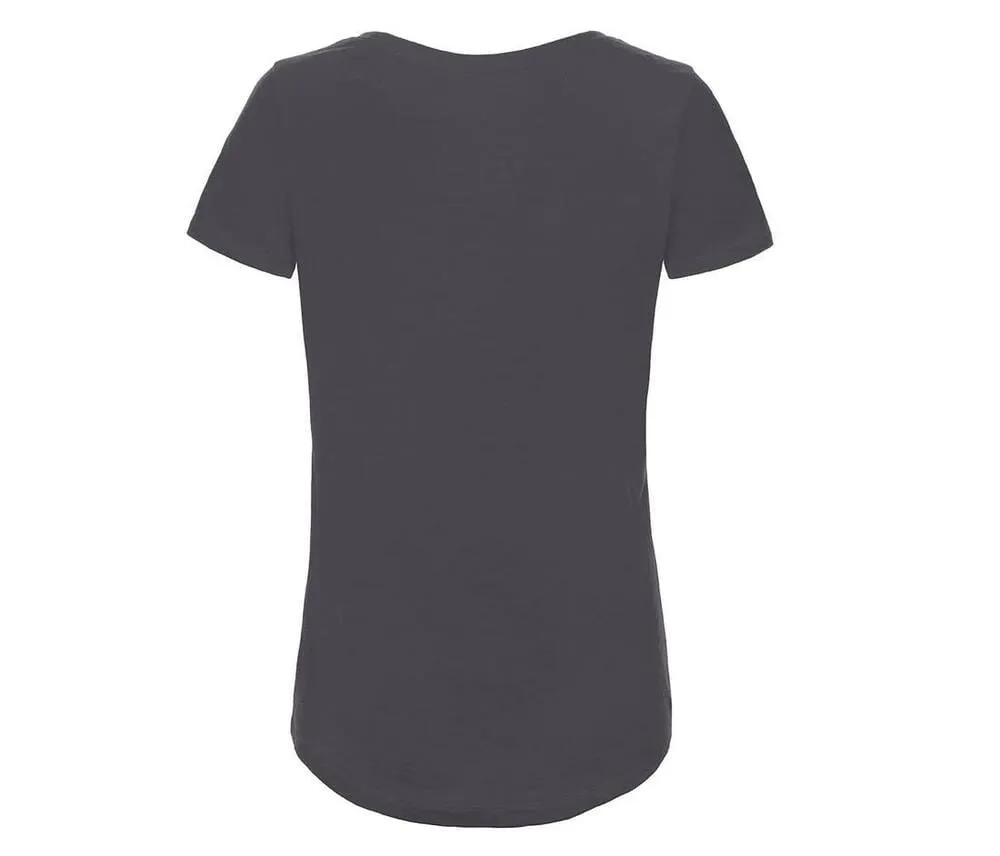 B&C BC047  CAMISETA SLUB PARA MUJER TW047  CHIC ANTHRACITE