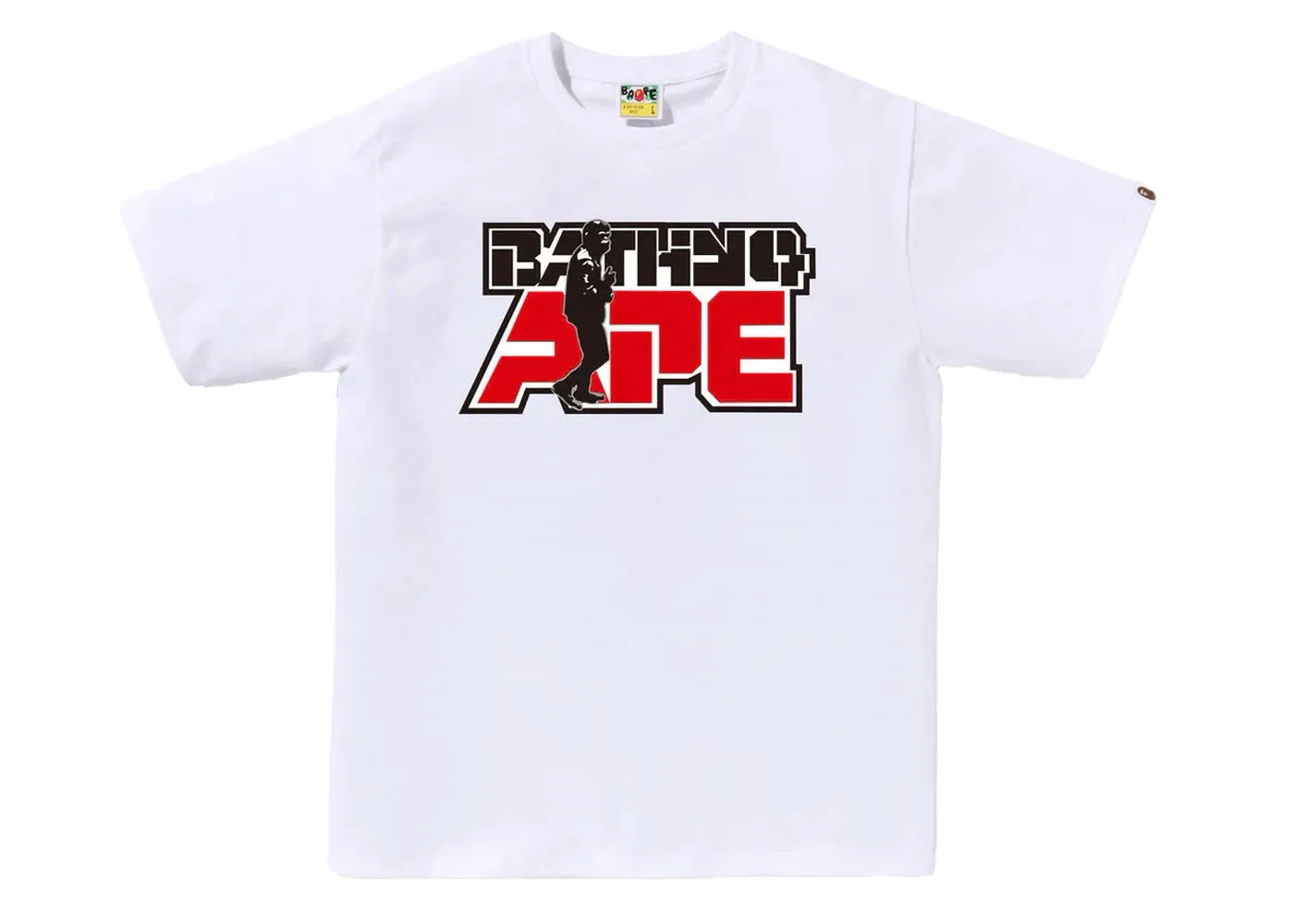 BAPE BAPE Captain Logo Tee White