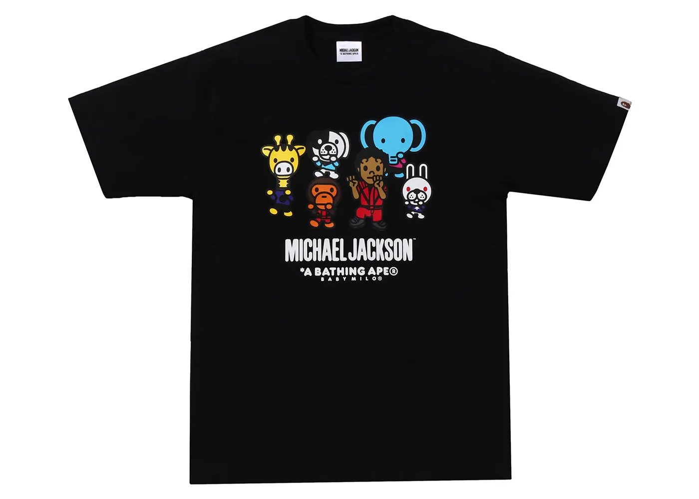 BAPE BAPE x Michael Jackson Baby Milo Tee Black