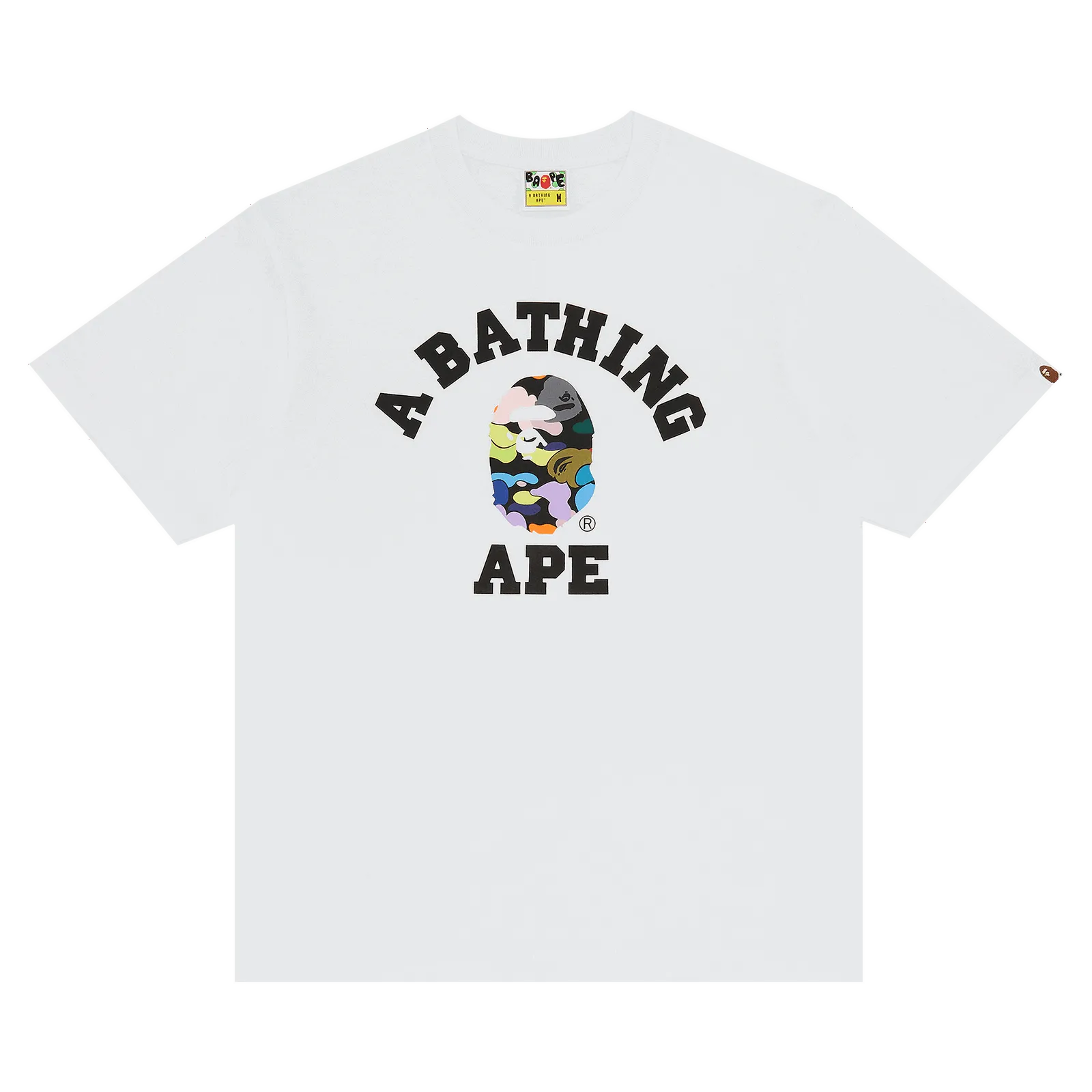 BAPE Multi Camo College Tee