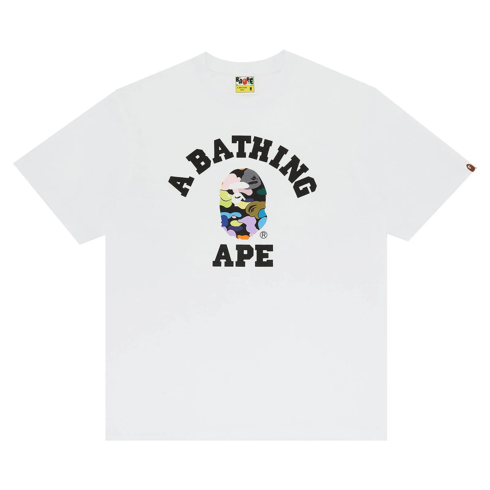 BAPE Multi Camo College Tee