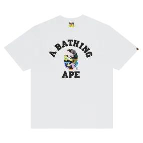 BAPE Multi Camo College Tee