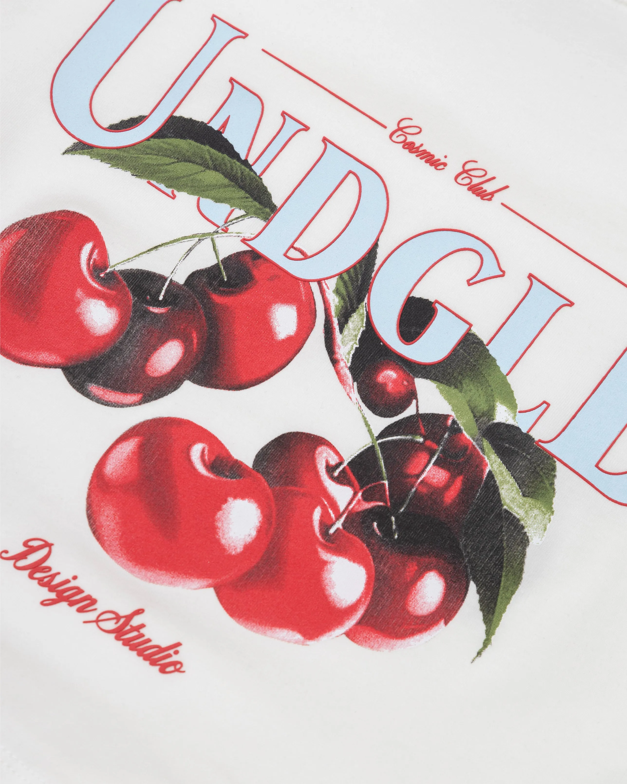 Basics Cherries Baby Tee White