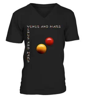 BBRB-041-BK. Paul McCartney and Wings - Venus And Mars Camiseta cuello en V Unisex