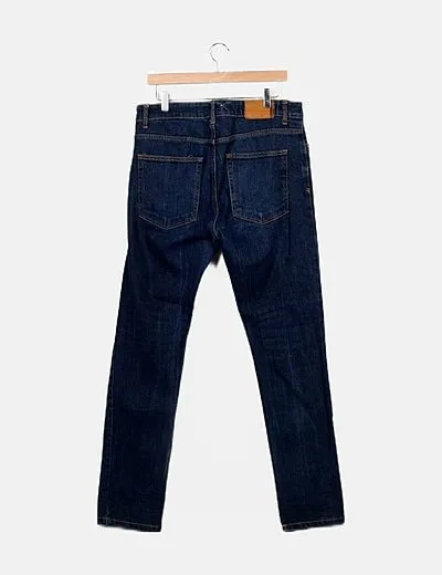 Bershka Jeans denim azul oscuro