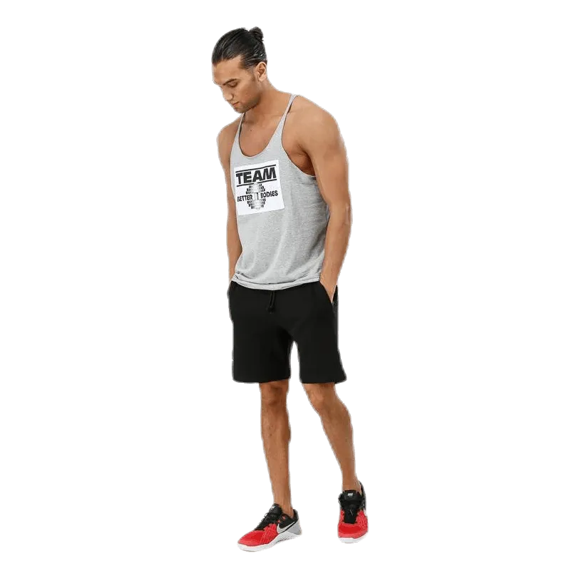 Better Bodies Team BB Raw Cut Tank Grey