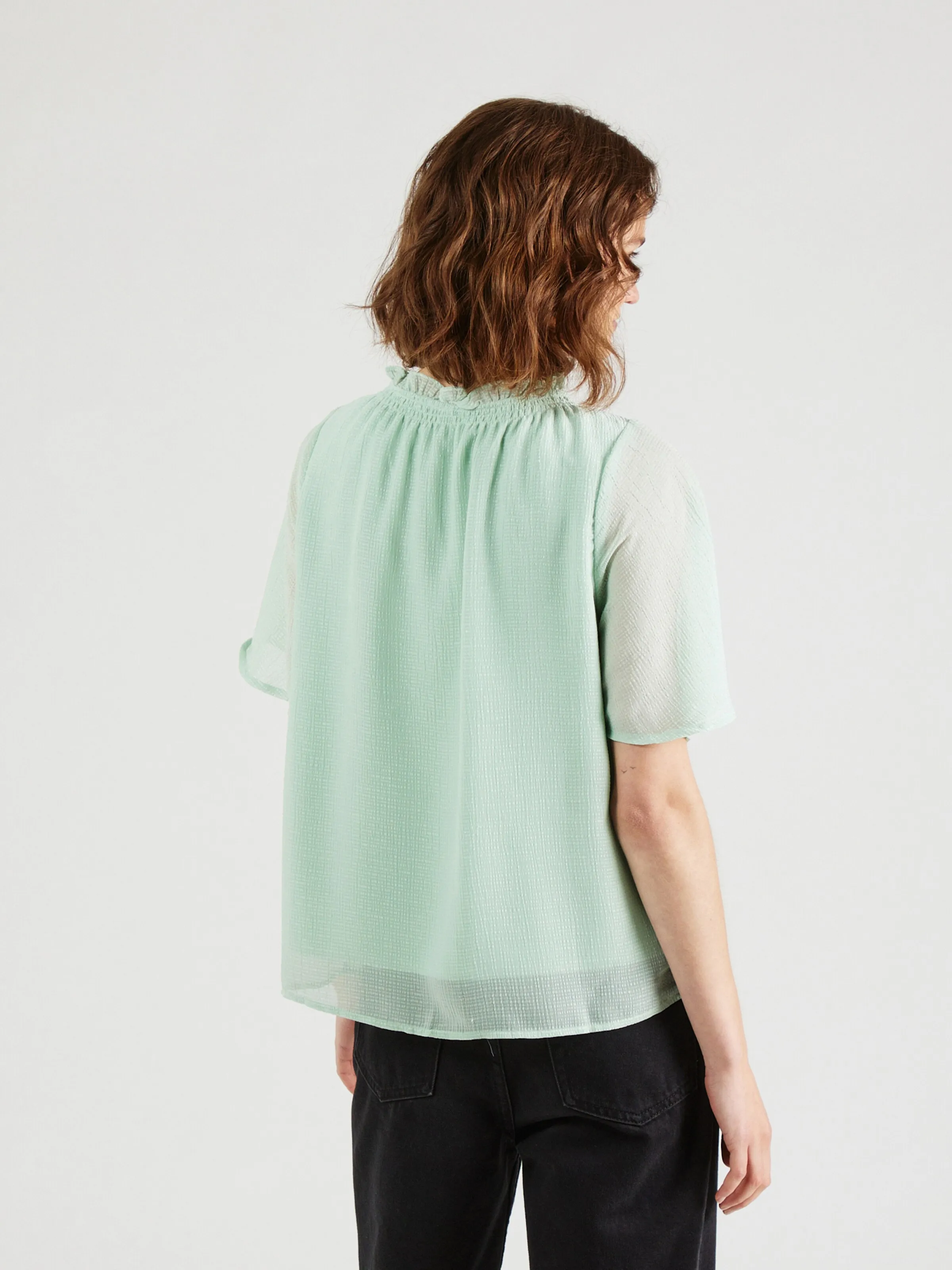 Blusa 'VMEMILIE' VERO MODA en Menta