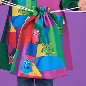 Bolsa saco infantil Monstruitos - Lacla