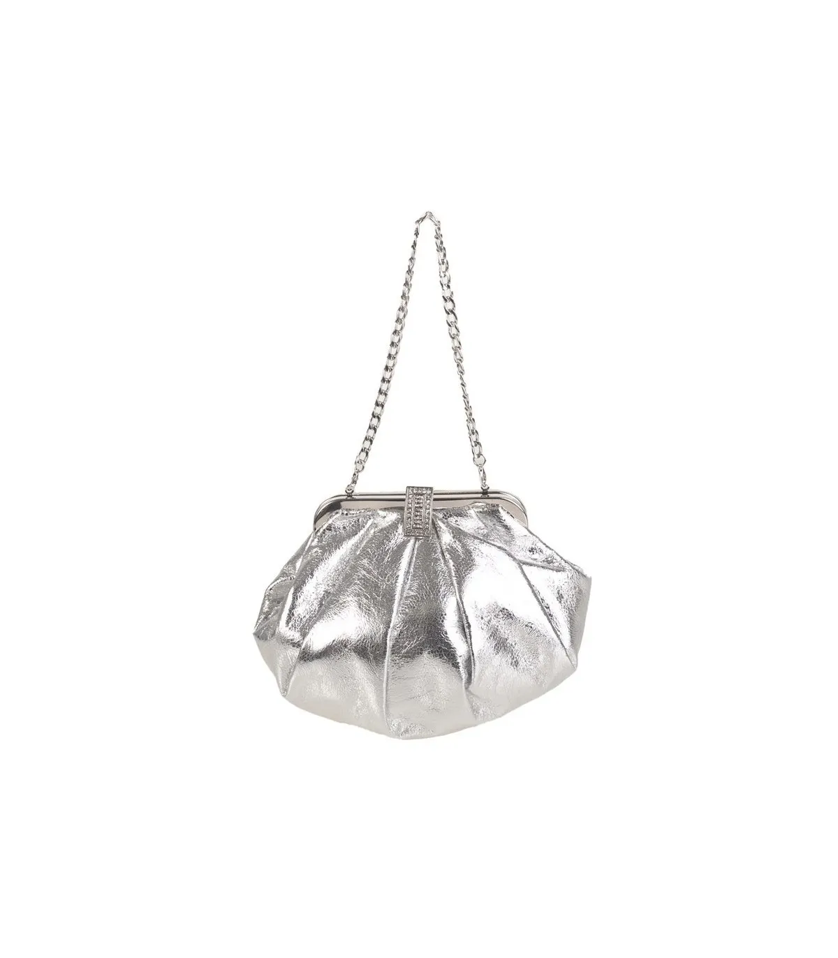 Bolso de fiesta en color plata