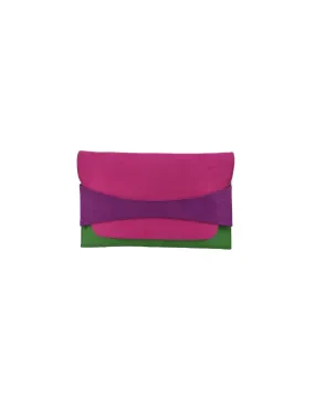 Bolso Fuxia Lila Verde