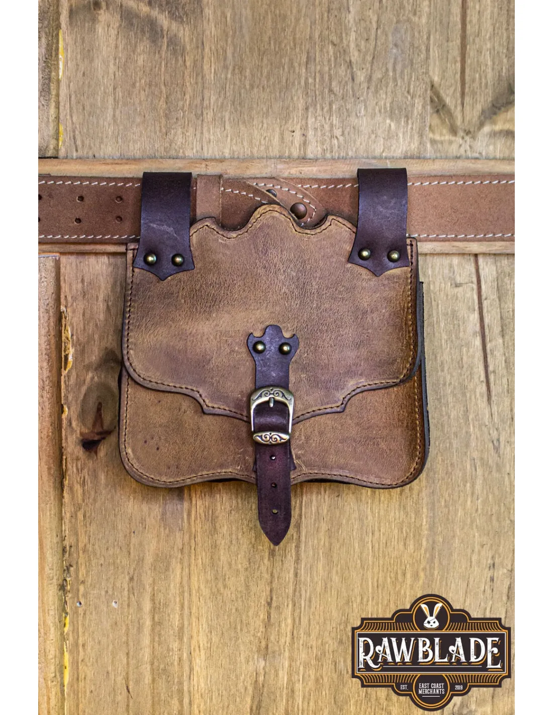 Bolso medieval Hakoon - Marrón León