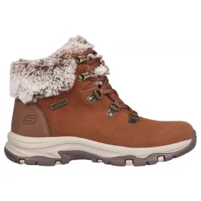 Bota Skechers mujer con pelo Relaxed Fit marrón Sk167178