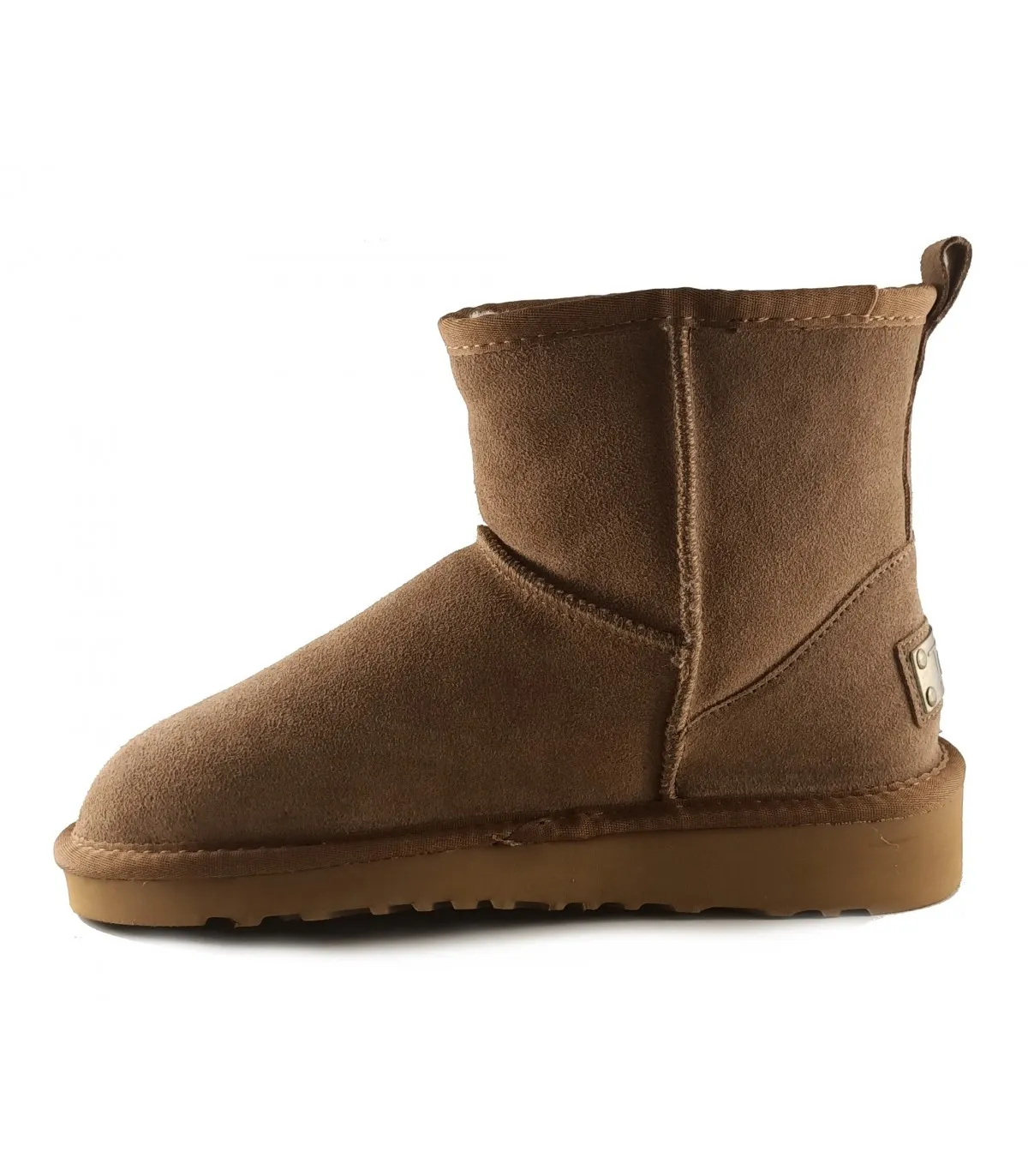 Botas australianas para mujer en serraje cuero