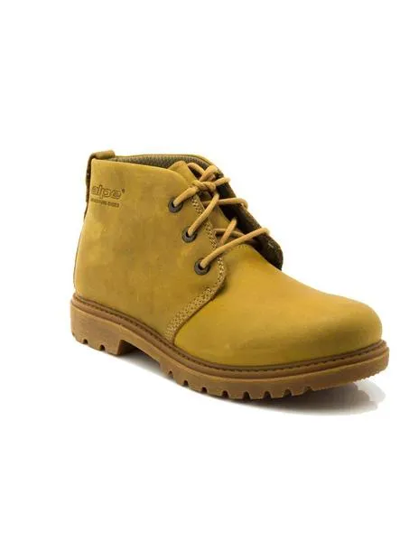 botin alpe de piel amarillo 2055 09 36