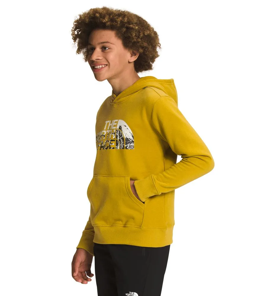 Buzo Camp Fleece P/O Deportivo Mostaza Niño The North Face