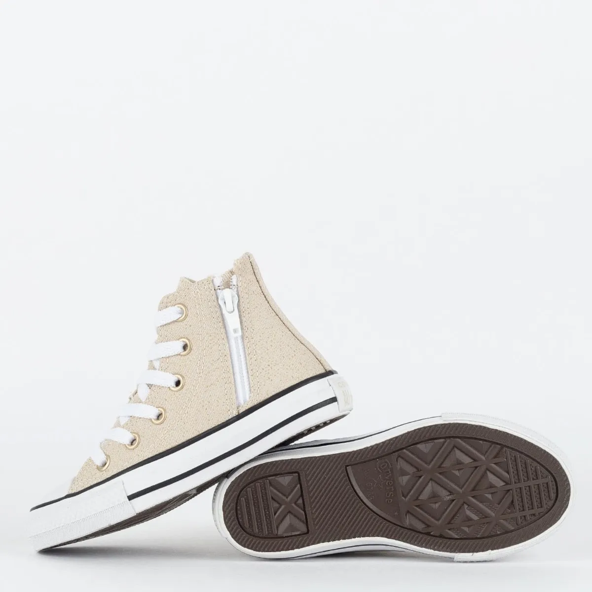 CALZADO CONVERSE SIDE ZIP MATERIAL SHINE INFANTIL ck11870001