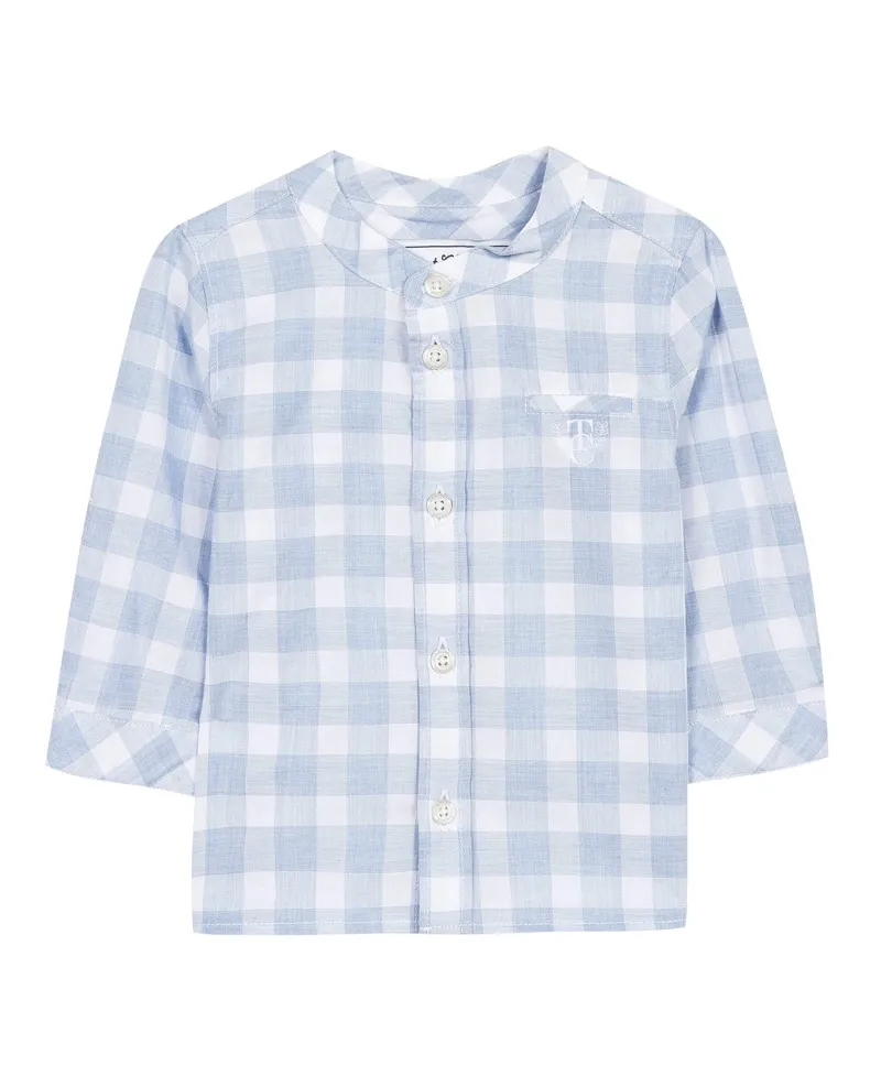 Camisa Bebé Niño TARTINE ET CHOCOLAT Azul Cuadros