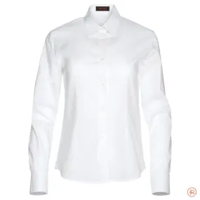 Camisa de sala para mujer de lino blanca Florida - Roger