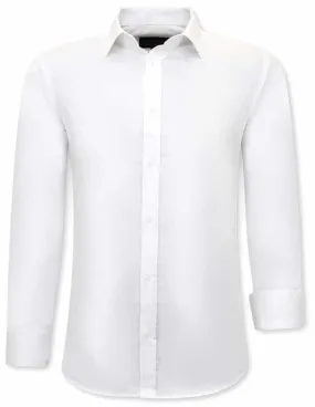 Camisas Blancas Hombre - Slim Fit - 3079 - Blanco