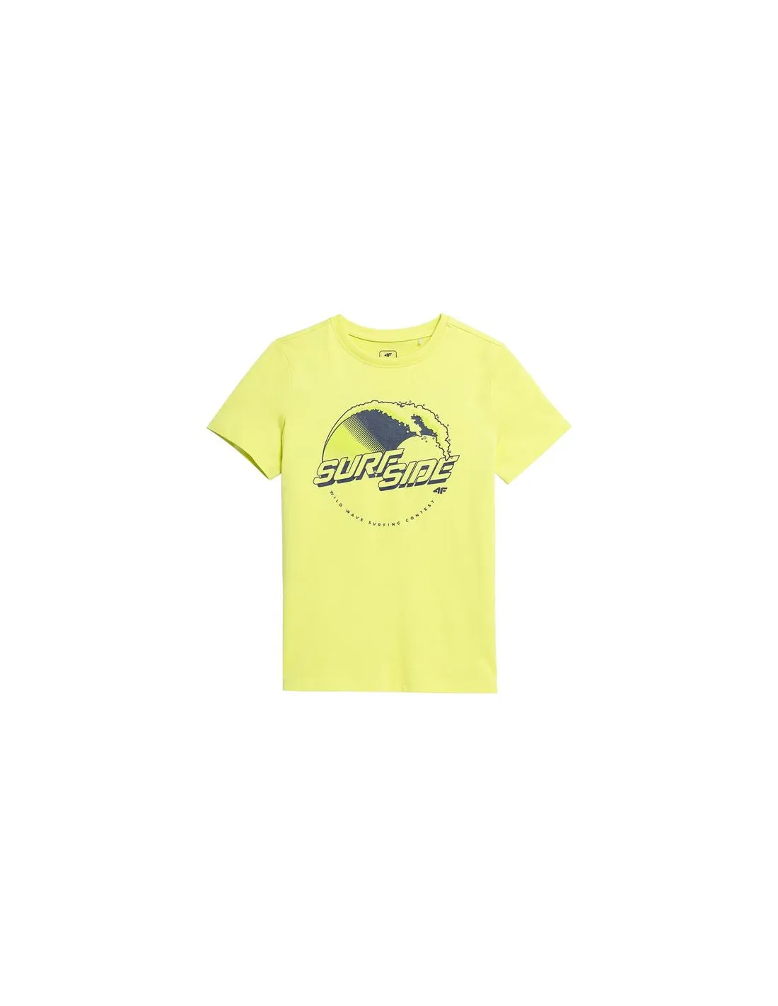 Camiseta 4F JTSM012 Niño Yellow