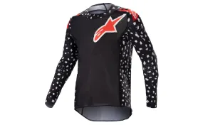 Camiseta Alpinestars Infantil Racer Norte Negro Neon Rojo |3770523-1397|