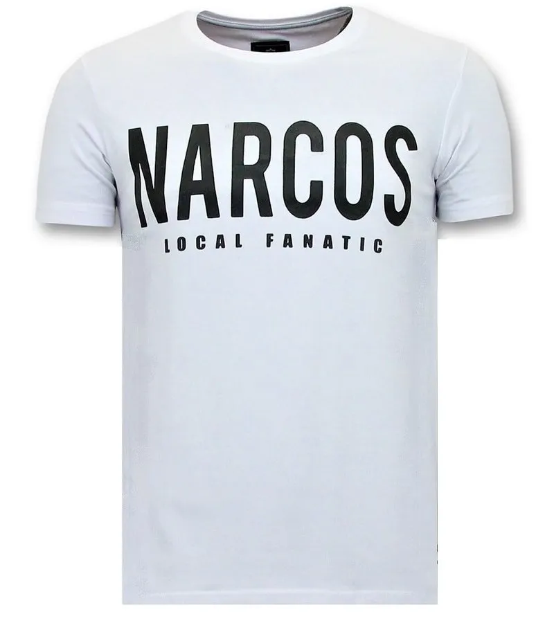 Camiseta de Hombre - Narcos Pablo Escobar - Blanco