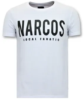 Camiseta de Hombre - Narcos Pablo Escobar - Blanco