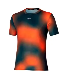 Camiseta De Running Mizuno Core Graphic Hombre Naranja