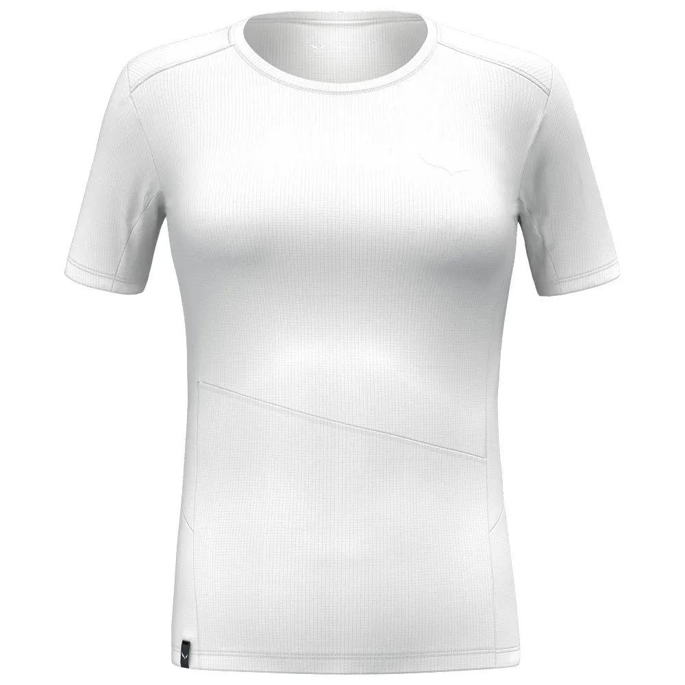 CAMISETA DE TREKKING SALEWA PUEZ SPORTY DRY TSHIRT W WHITE