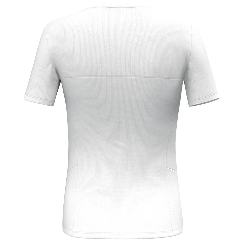 CAMISETA DE TREKKING SALEWA PUEZ SPORTY DRY TSHIRT W WHITE