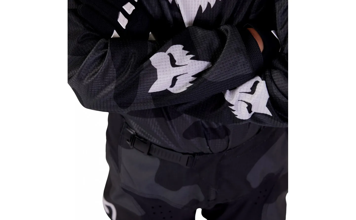 Camiseta Fox Infantil 180 Bnkr Negro Camo |31429-247|