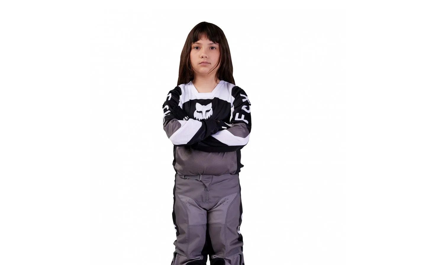 Camiseta Fox Infantil 180 Nitro Negro Gris |31425-014|