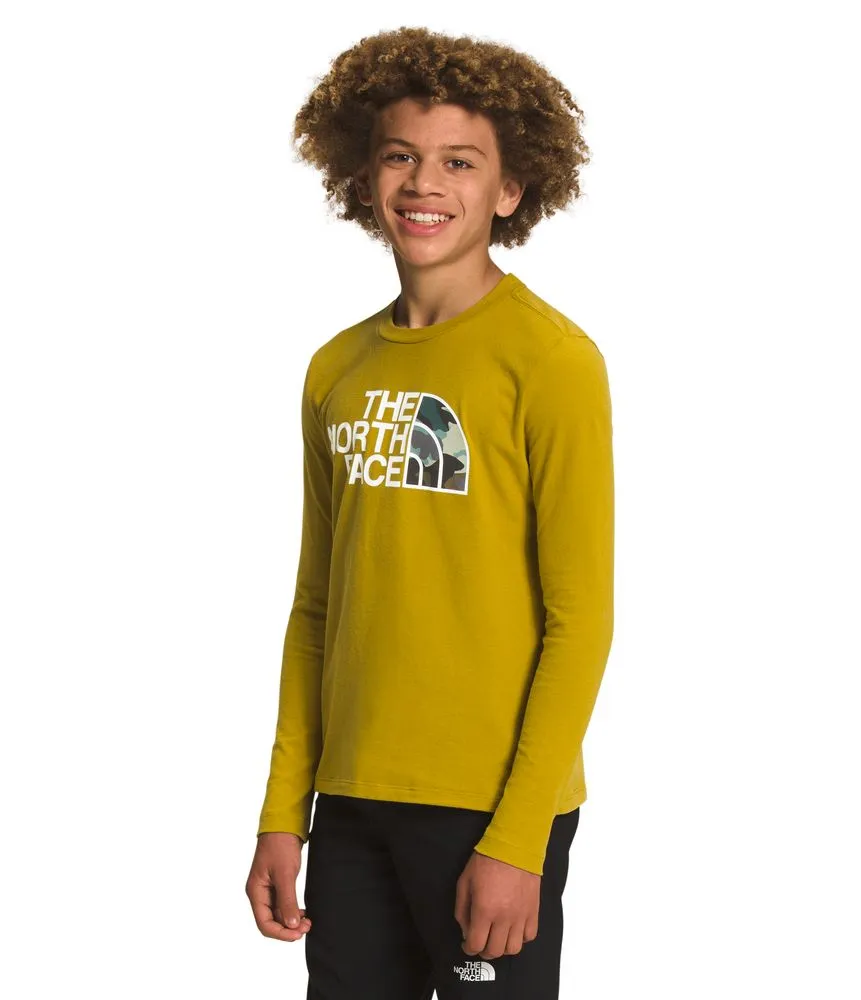 Camiseta Graphic Tee Mostaza Niño The North Face